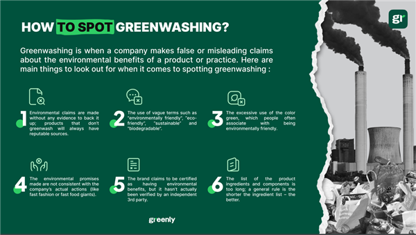Greenwashing - what's the problem?