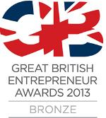 RMF take Bronze at the Great British Entrepreneur Awards 2013