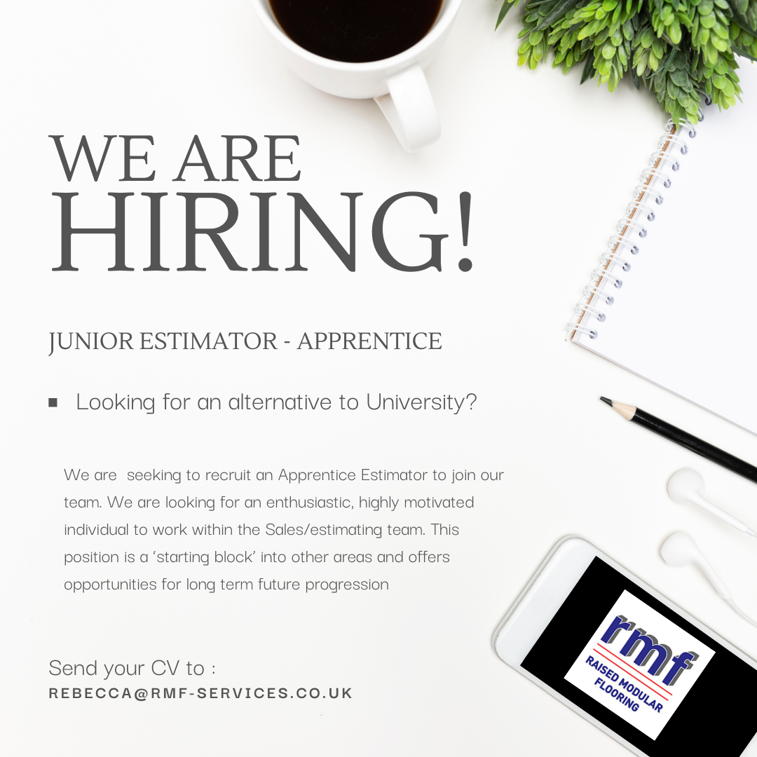 We are hiring - Apprentice Estimator
