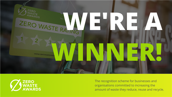 Zero Waste Award Win! 
